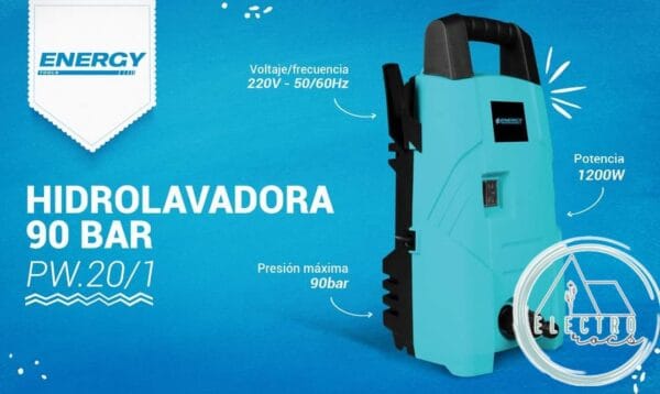 Hidrolavadora Eléctrica Energy Tools Pw20/1