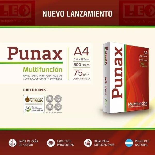 Resma de papel multifuncional A4