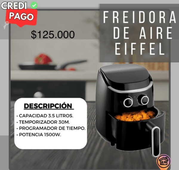 Freidora de Aire Eiffel 3.5L