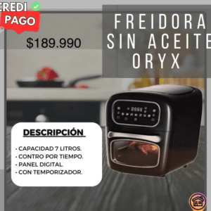 Freidora Sin Aceite Oryx 7L